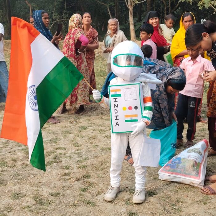 Fancy Dress — Young Astronaut at Children Planet Public School, Bakultala